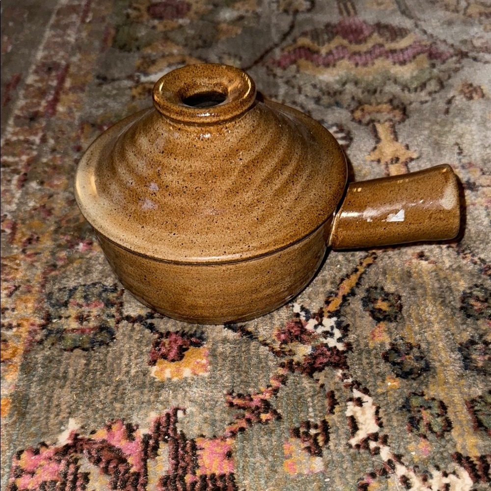 Rustic Brown Ceramic Pot